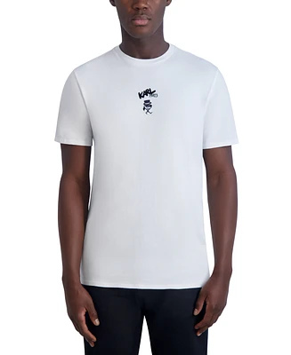 Karl Lagerfeld Paris Men's Cotton Logo Graphic T-Shirt