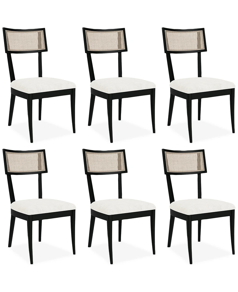 Laguna 6pc Cane Back Chair Set