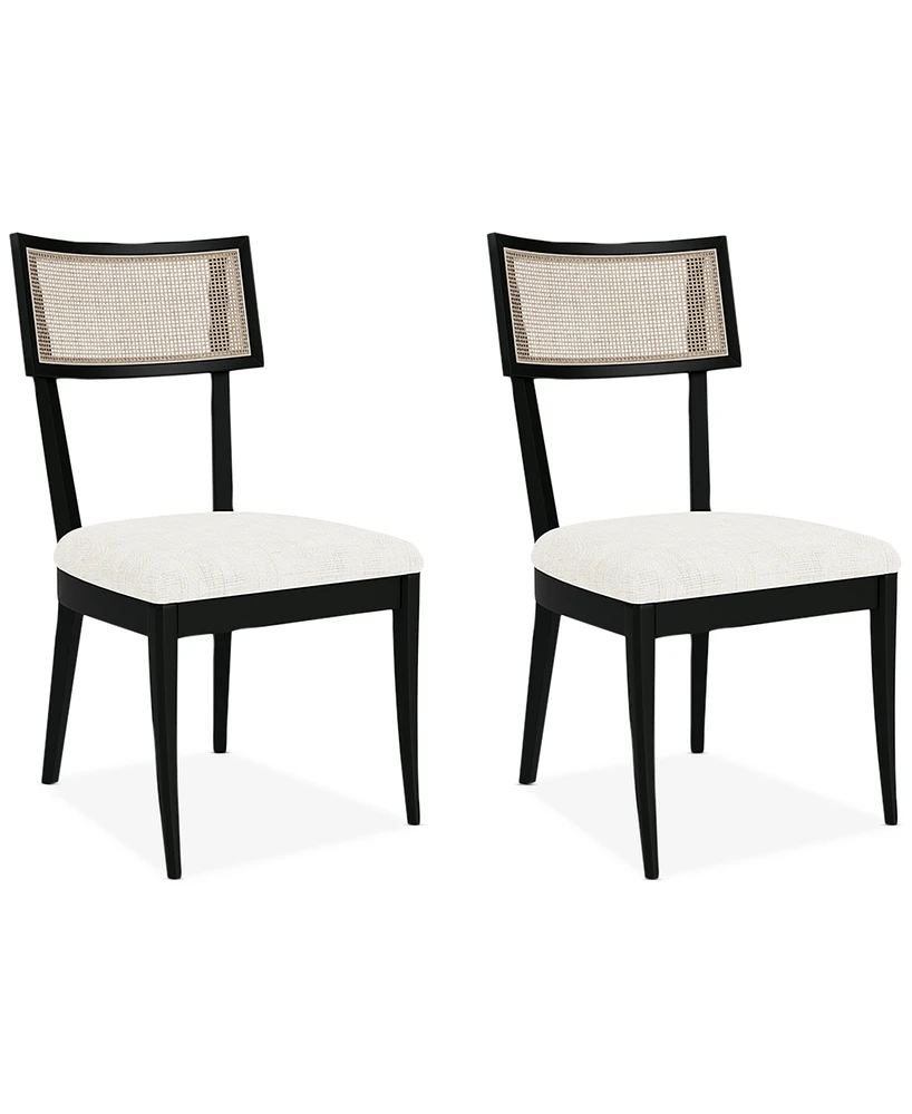 Laguna 2pc Cane Back Chair Set