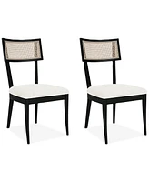 Laguna 2pc Cane Back Chair Set