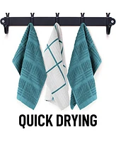 3 Pack Absorbent Kitchen Towels Cotton 15x25 Inch