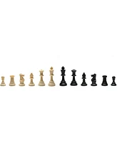 We Games Tournament Chess Set, Roll-up Board, Weighted Pieces 3.75 in. King