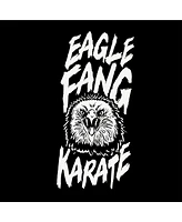 Cobra Kai Boys Eagle Fang Karate Graphic Crew Neck Long Sleeve Black Youth Sweatshirt