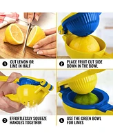 Zulay Kitchen Metal 2-In-1 Lemon Squeezer Manual - Sturdy