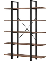 Tribesigns 5-Tier Bookshelf, Tall Open Office Bookcase, Display Shelves/Book Shelf for Living Room, Bedroom, Home Office