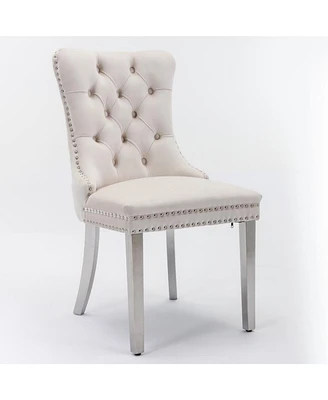 Simplie Fun Contemporary Velvet Dining Chairs