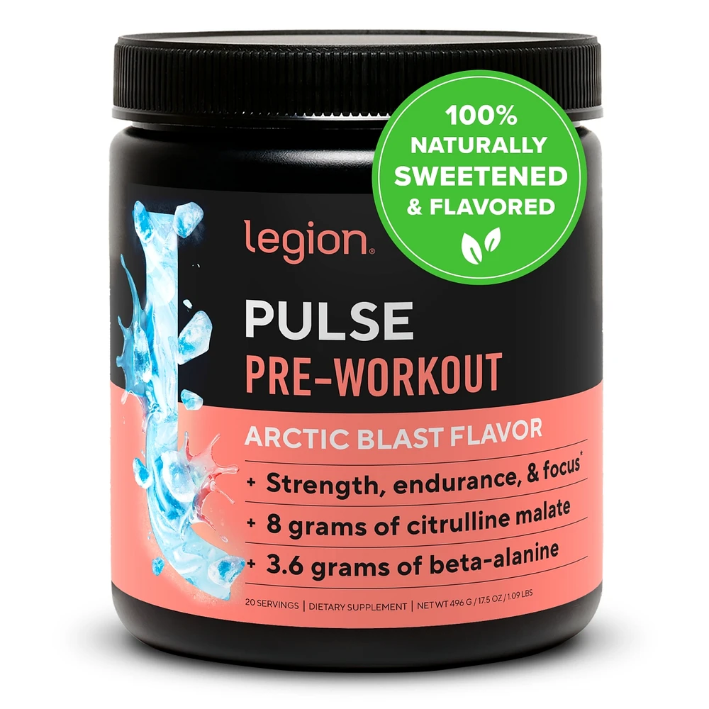 Legion Athletics Pulse Natural Pre-Workout Supplement