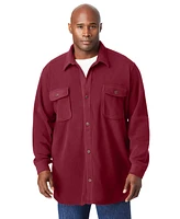 KingSize Big & Tall Microfleece Shirtjacket