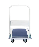Sugift 330 lbs Platform Cart Dolly Foldable Warehouse Push Hand Truck