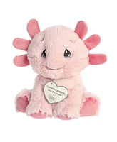 Aurora Small Lottie Axolotl Precious Moments Inspirational Plush Toy Pink 7"