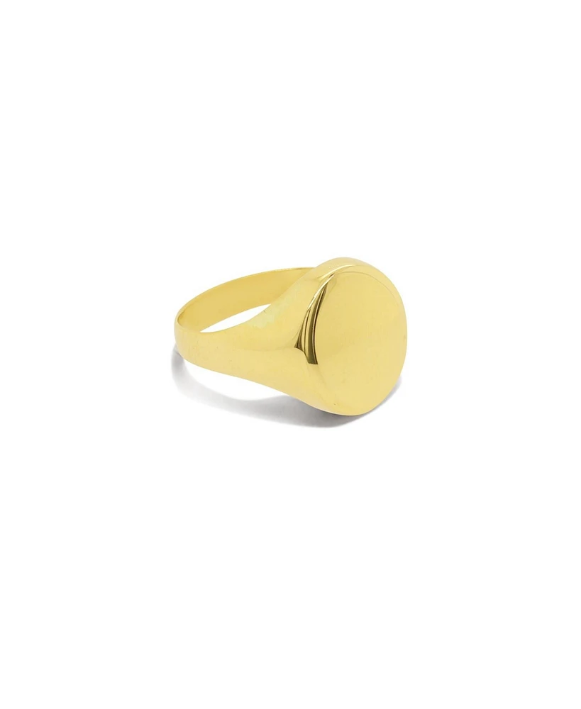 The Lovery Oval Signet Ring 14K Gold