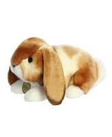 Aurora Small Holland Lop Rabbit Miyoni Realistic Plush Toy Tan 9"