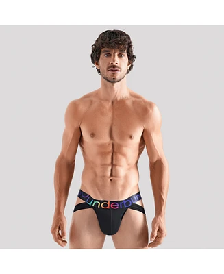 Rounderbum Men's Transparent Pride [Dual Tech] Jockstrap