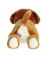 Aurora Medium Chad Boxer Flopsie Adorable Plush Toy Brown 12"