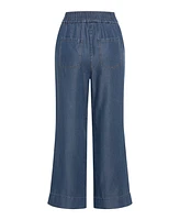 Olsen Women's Anna Fit Wide Leg Soft Denim Pant