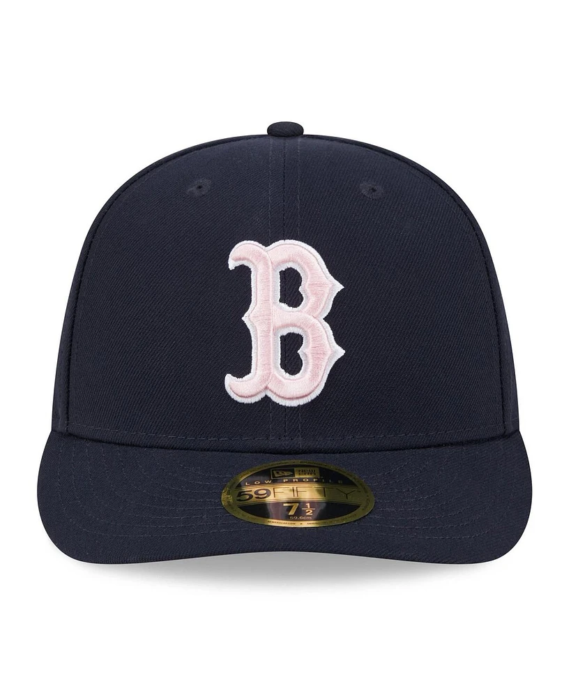 New Era Men's Navy Boston Red Sox 2024 Mother's Day Low Profile 59FIFTY Fitted Hat