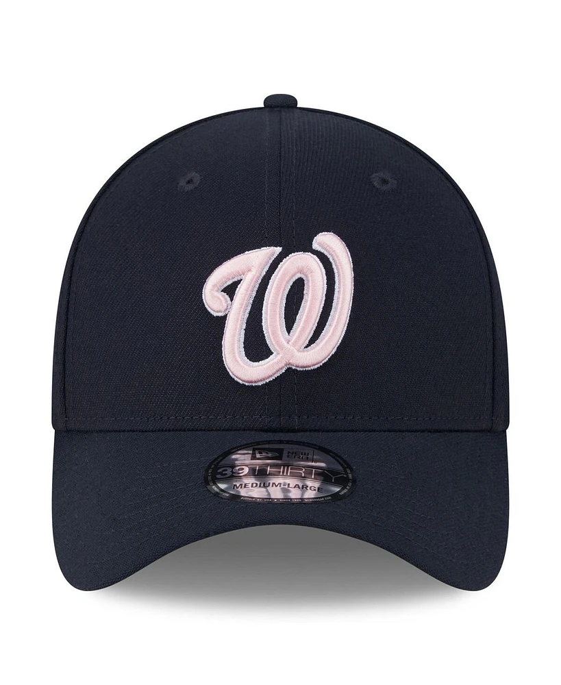 New Era Men's Navy Washington Nationals 2024 Mother's Day 39THIRTY Flex Hat