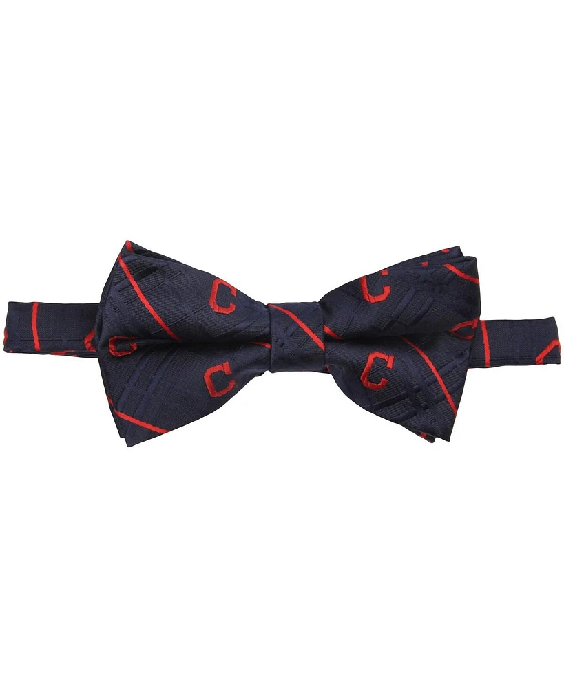 Eagles Wings Men's Navy Cleveland Indians Oxford Bow Tie