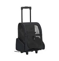 vidaXL Foldable Multipurpose Pet Trolley