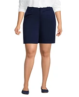 Lands' End Women's Plus Size Classic 7" Chino Shorts