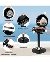 Sugift 1600W Electric Bbq Grill with Removable Non-Stick Warming Rack