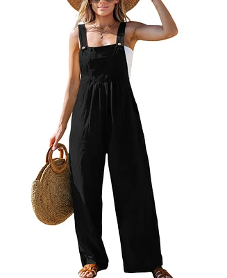 Cupshe Women's Straight Leg Front Pocket Jumpsuit