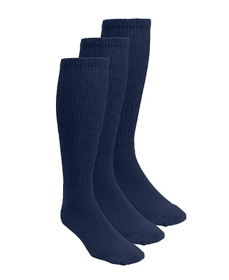 KingSize Big & Tall Diabetic Over-The-Calf Extra Wide Socks 3-Pack