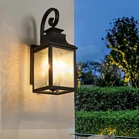 Streamdale Furniture Large Outdoor Wall Lamps With Glass