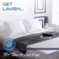 Maxi Cotton Microfiber Fill Breathable Pillow – White (1 Pack)