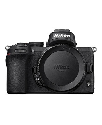 Nikon Z50 Mirrorless Camera with 64GB Card, Camera Bag and Accessory Bundle.