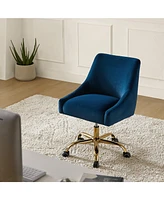 Hulala Home Modern Cute Desk Chair with Adjustable Swivel