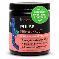 Pulse Natural Pre-Workout Supplement Caffeine-Free - Arctic Blast 20 Servings