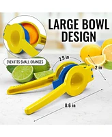 Zulay Kitchen Metal 2-In-1 Lemon Squeezer Manual - Sturdy