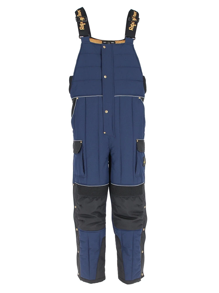 RefrigiWear Big & Tall 54 Gold Water-Resistant Insulated Bib Overalls