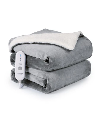 Caromio Twin Flannel Electric Heated Blanket, 62" x 84"