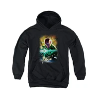 Justice League Boys of America Youth Green Lantern Abin Sur Pull Over Hoodie / Hooded Sweatshirt