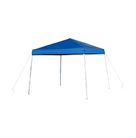 Emma+Oliver Outdoor Event/Tailgate Set With Pop Up Event Canopy With Carry Bag, Bi-Fold Table And 4 Folding Chairs