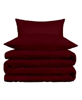 Superior Egyptian Cotton 1000 Thread Count Solid Duvet Cover Set