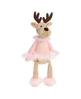 Aurora Large Winter Cozies Dahlia The Cookie Doe Holiday Festive Plush Toy Pink 15"