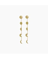 sanctuaire Sanctuary Project by Moon Phases Chain Earrings Gold