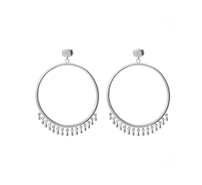 Lucy Quartermaine Waterfall Circle Earrings