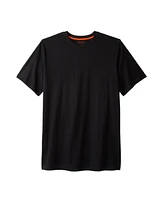 Boulder Creek Big & Tall by KingSize Heavyweight Longer-Length Crewneck T-Shirt