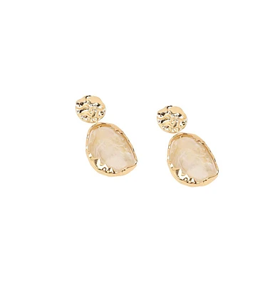 Sohi Women's Stone Drop Earrings