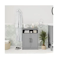 Merrick Lane Vigo Bathroom Storage Cabinet With Adjustable Shelf