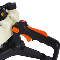 26Cc 2 Cycle Gas Powered Hedge Trimmer, Double Sided Blade 24",Recoil Gasoline Trim Blade
