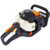 26Cc 2 Cycle Gas Powered Hedge Trimmer, Double Sided Blade 24",Recoil Gasoline Trim Blade