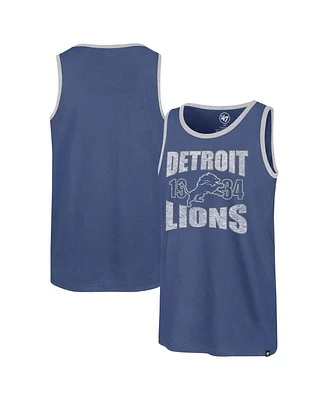 47 Brand Men's Blue Detroit Lions Upload Franklin Tank Top