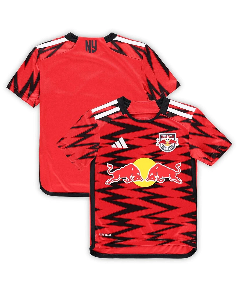 Adidas Toddler Red New York Bulls 2024 Aeroready Team Jersey