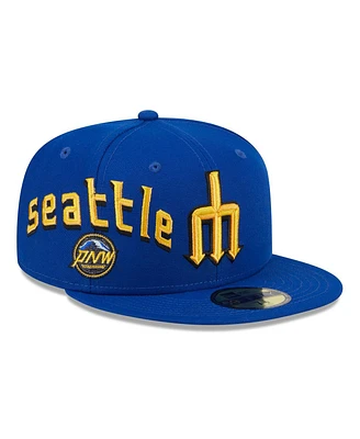 New Era Men's Royal Seattle Mariners City Connect Icon 59FIFTY Fitted Hat