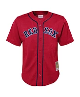 Mitchell & Ness Toddler David Ortiz Red Boston Sox Cooperstown Collection Mesh Batting Practice Jersey